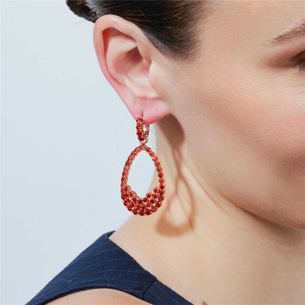Pendientes Dimlac acabado oro rosa 18k - Dimlac
