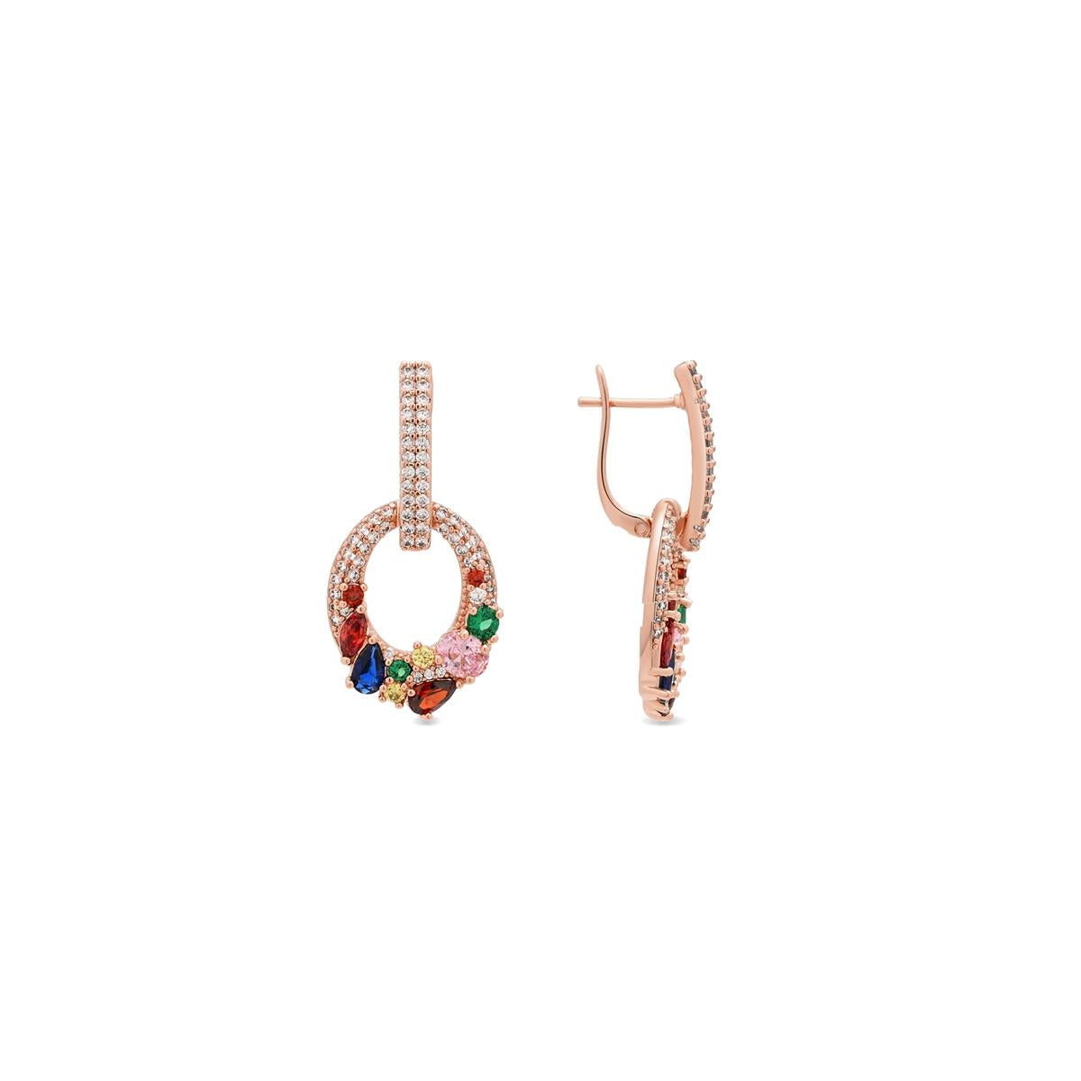 Ohrringe Thasha mit 18k Roségold-Finish - Thasha