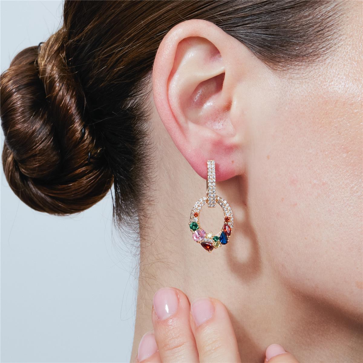 Ohrringe Thasha mit 18k Roségold-Finish - Thasha