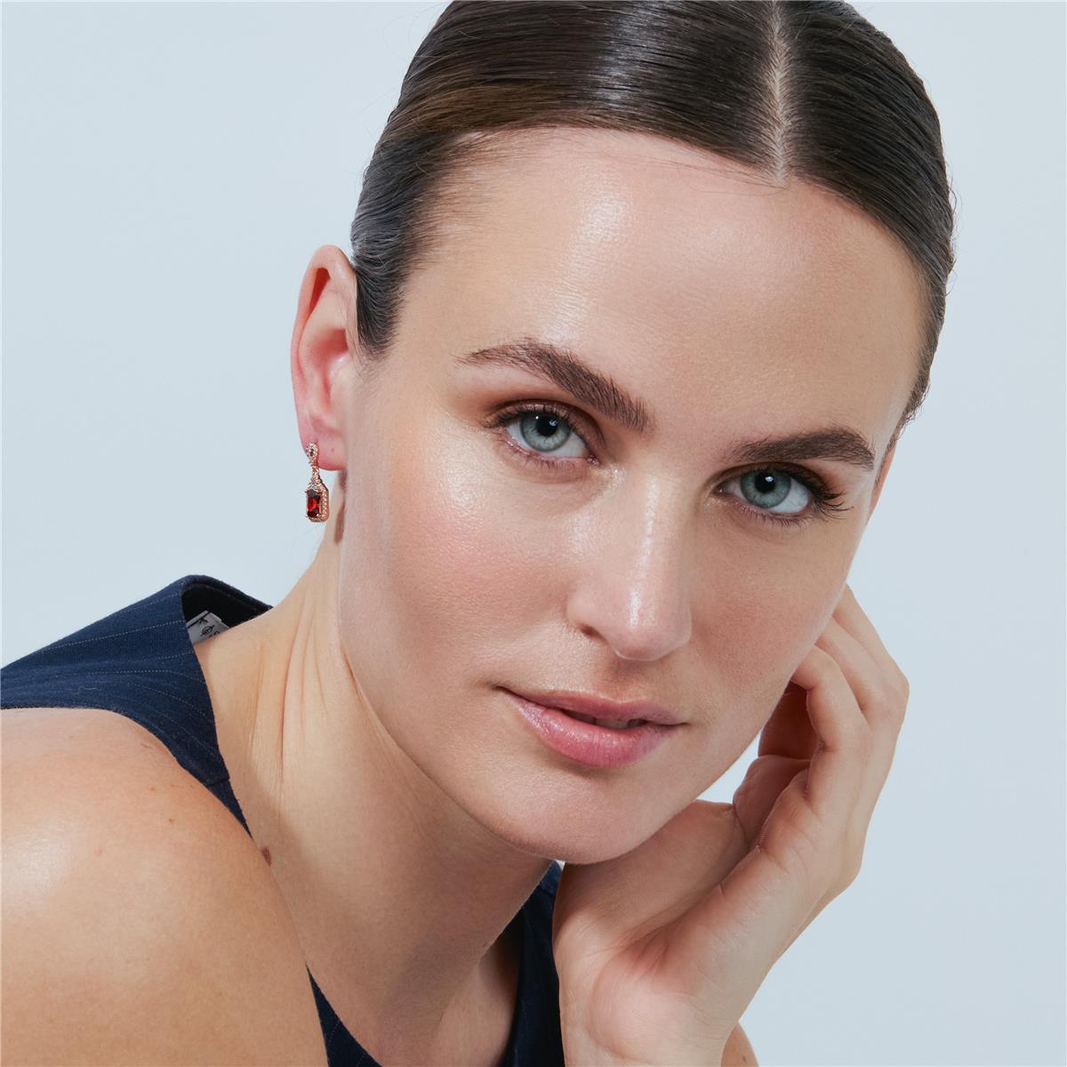 Pendientes Lely acabado oro rosa 18k - Lely