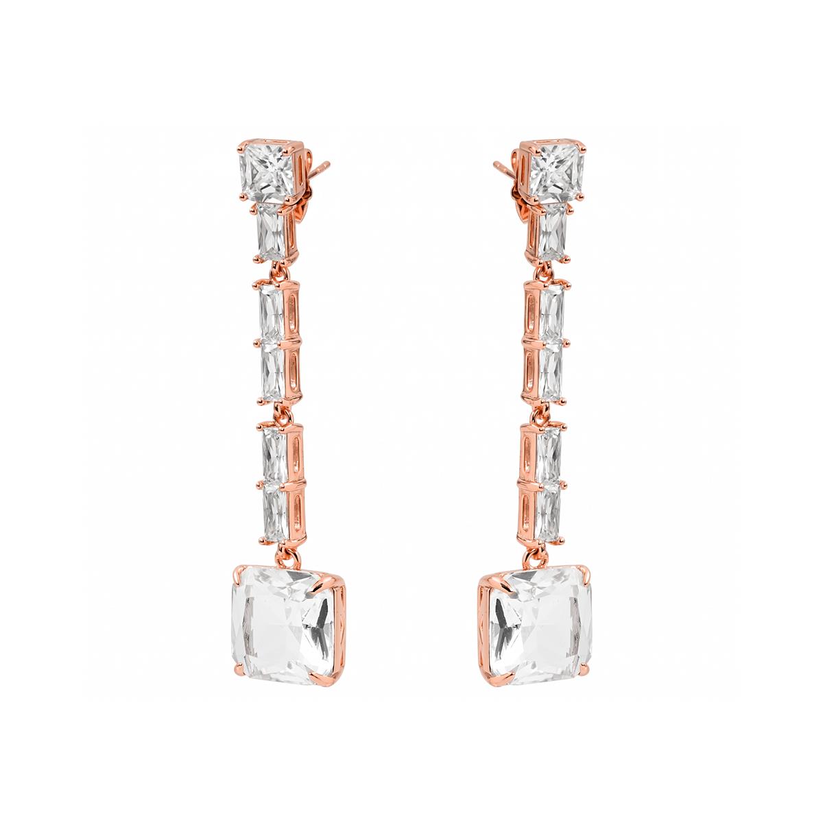 Ohrringe Sam mit 18k Roségold-Finish - Sam