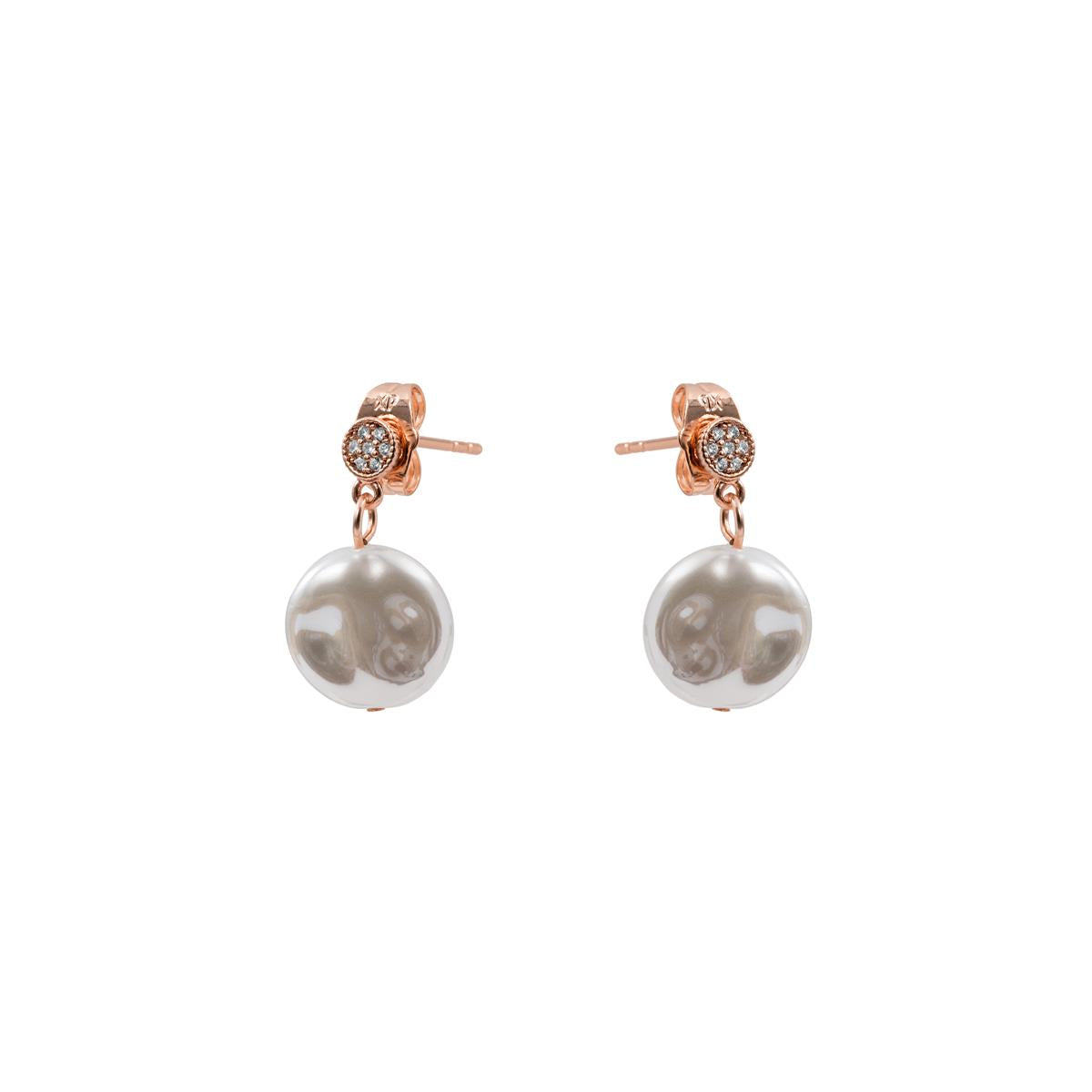 Pendientes Rajlas acabado oro rosa 18k - Rajlas