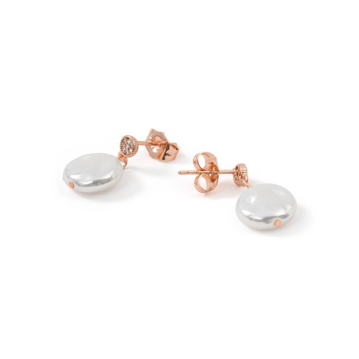 Pendientes Rajlas acabado oro rosa 18k - Rajlas
