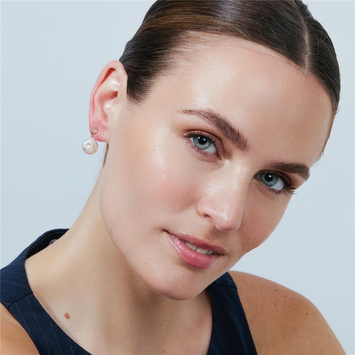 Pendientes Rajlas acabado oro rosa 18k - Rajlas