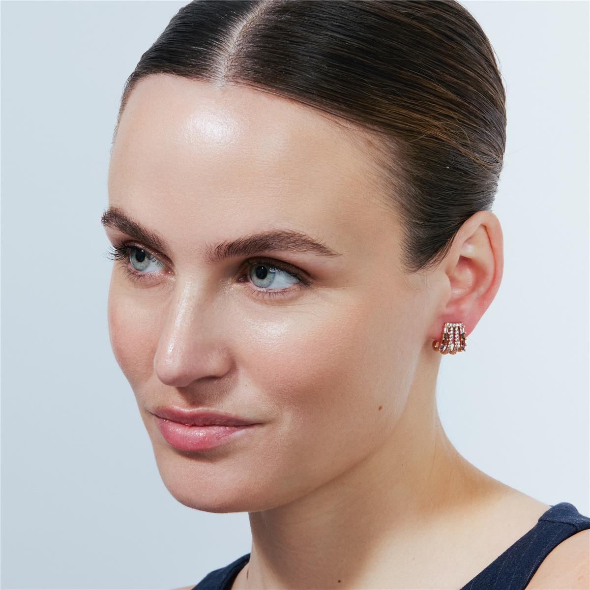 Pendientes Drukva acabado oro rosa 18k - Drukva