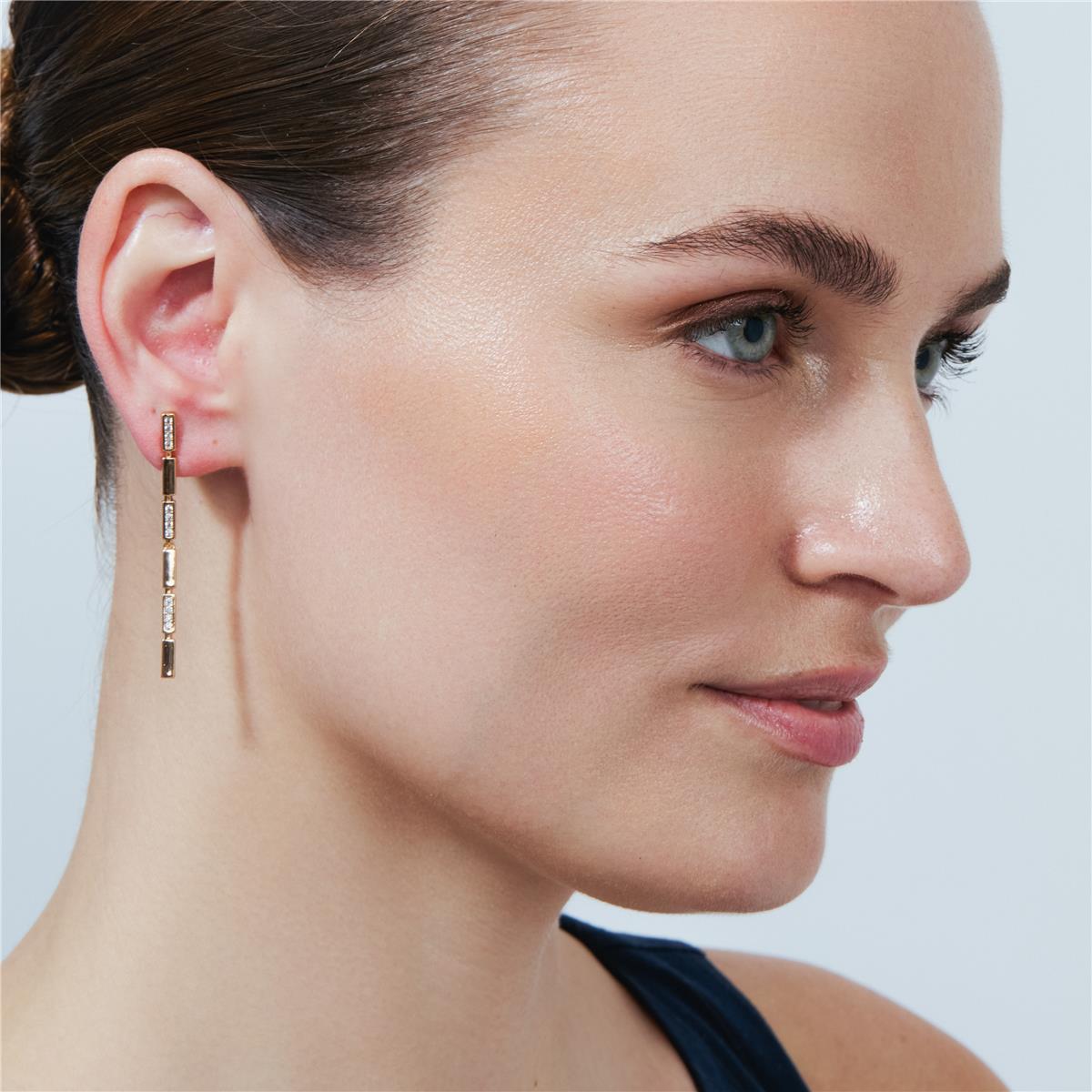 Pendientes Shahjal acabado oro rosa 18k - Shahjal