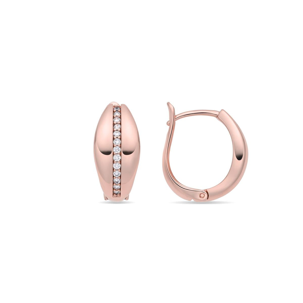 Pendientes Malorne acabado oro rosa 18k - Malorne