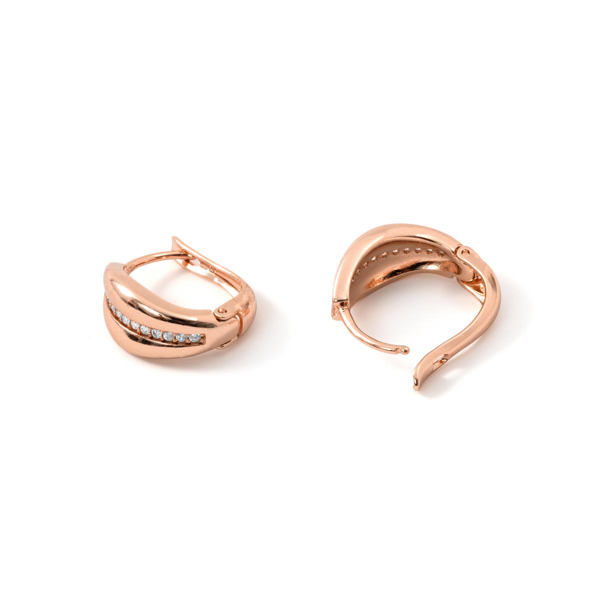 Pendientes Malorne acabado oro rosa 18k - Malorne
