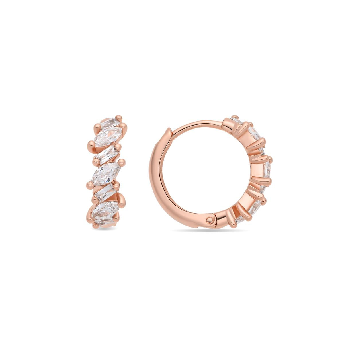 Pendientes Bao acabado oro rosa 18k - Bao