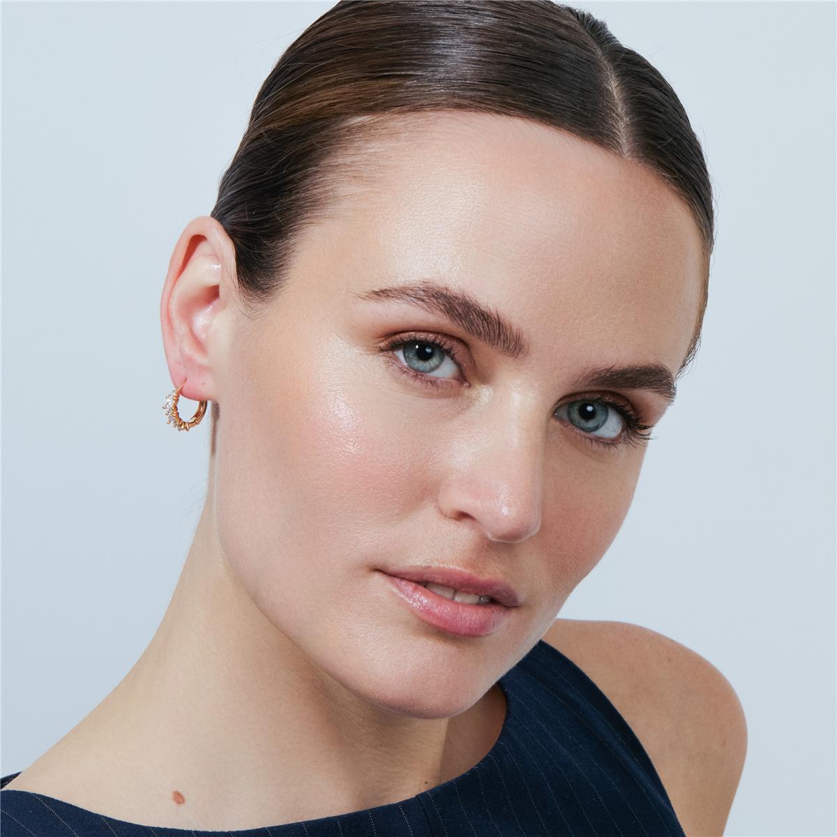 Pendientes Bao acabado oro rosa 18k - Bao