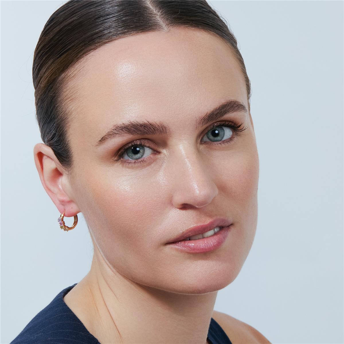 Pendientes Ronxa acabado oro rosa 18k - Ronxa