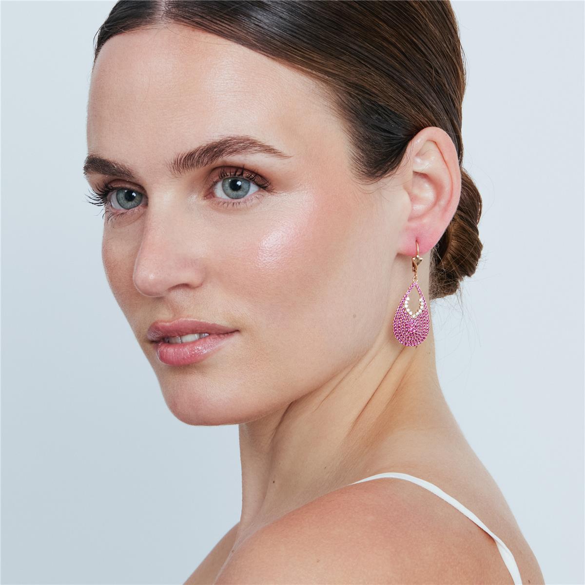 Pendientes Fenbach acabado oro rosa 18k - Fenbach