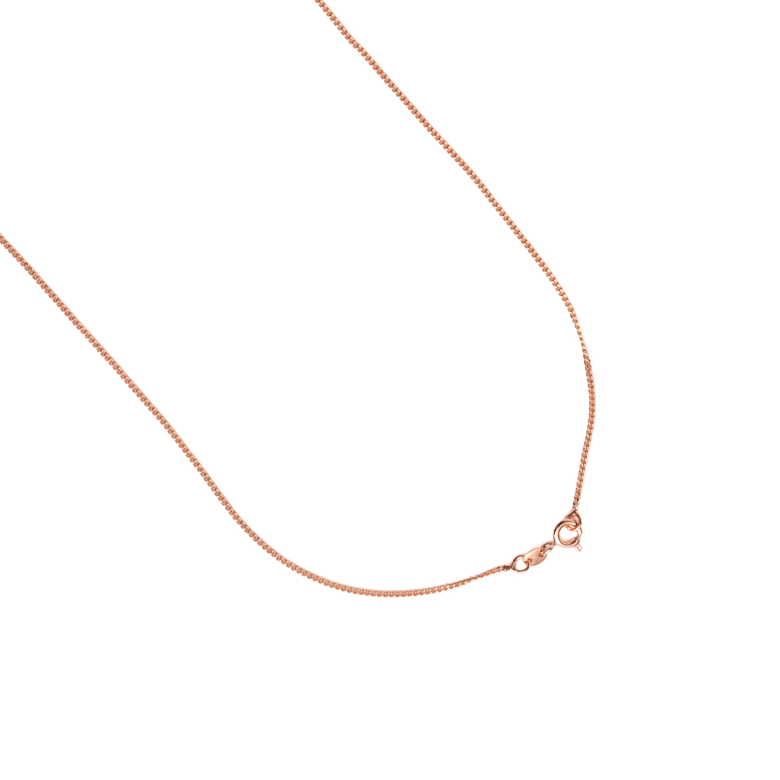 Multicolored Zircon Necklace with 18k Rose Gold Finish - Jafne