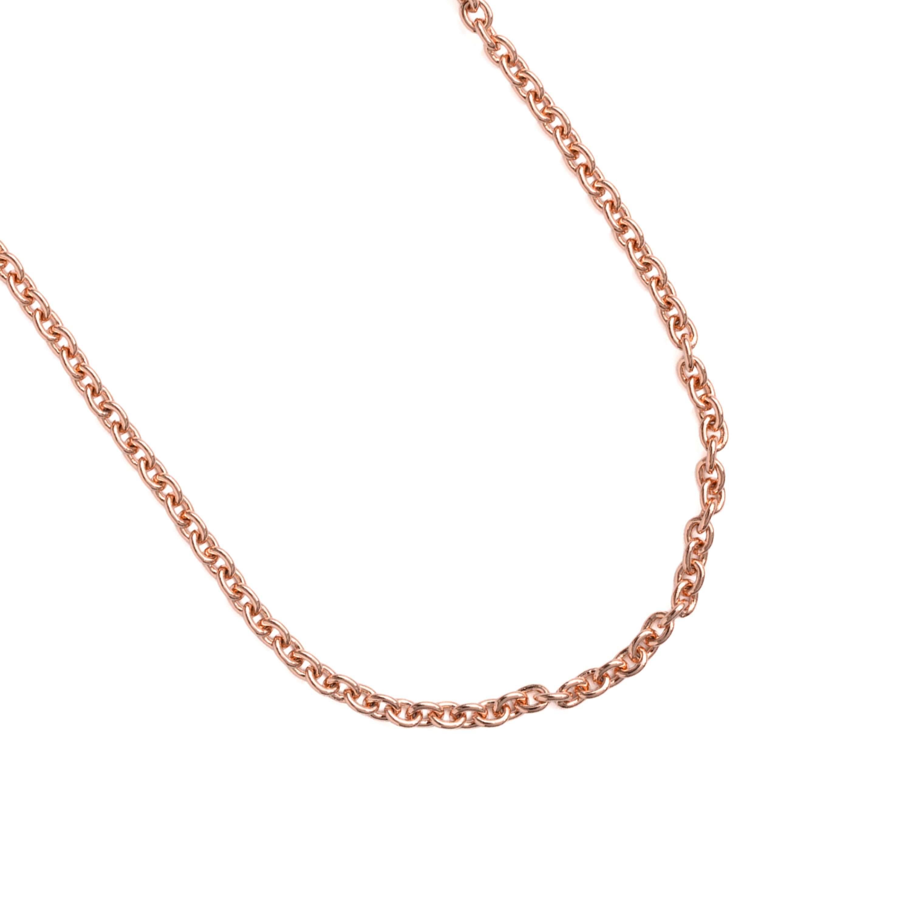 18k rose gold finished necklace - Rocain