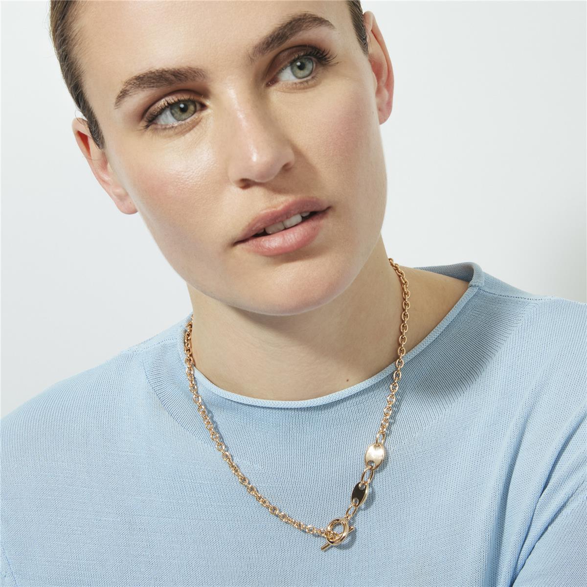 18k rose gold finished necklace - Rocain