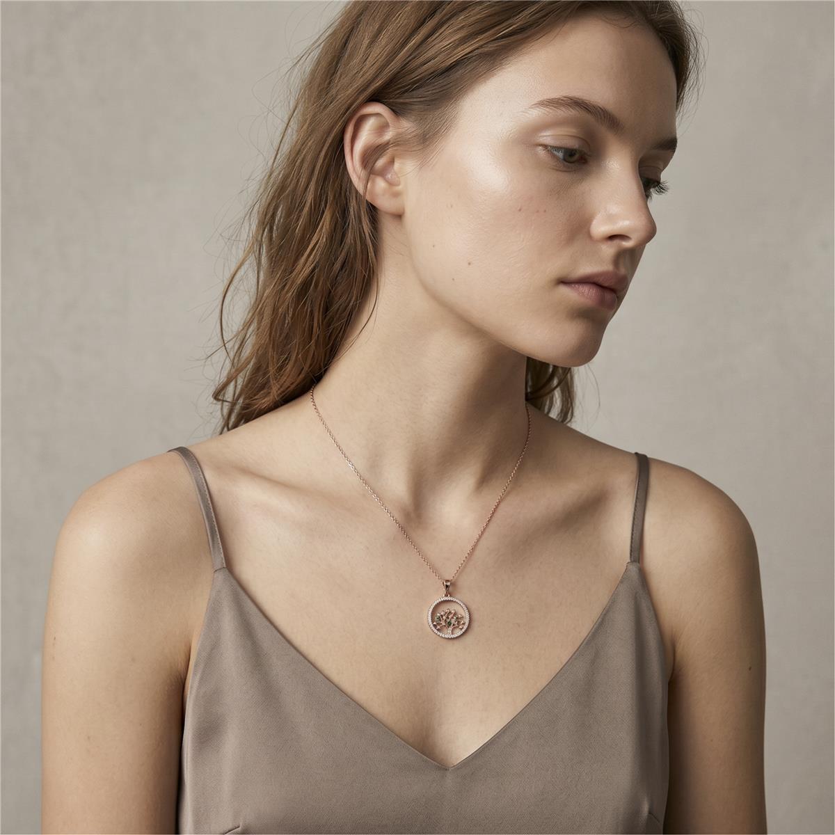 Collar Hezeth acabado oro rosa 18k - Hezeth