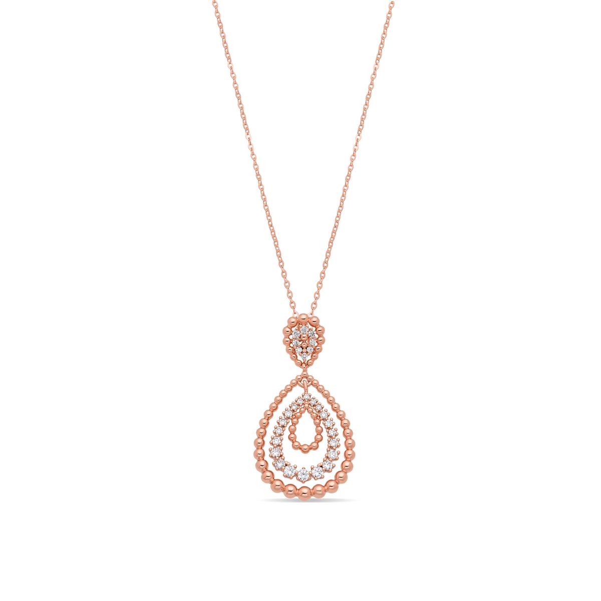 Collar Daxli acabado oro rosa 18k - Daxli