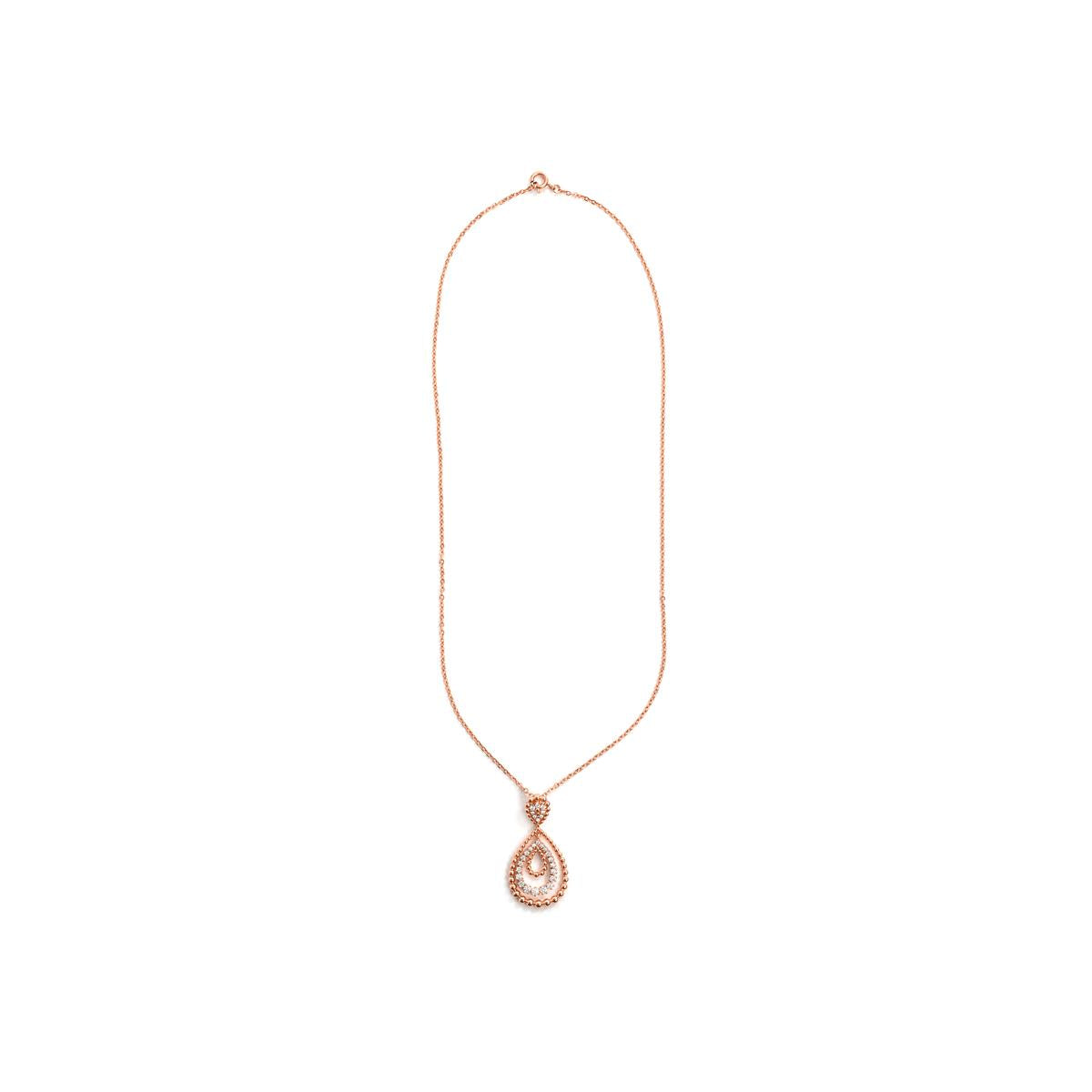 Collar Daxli acabado oro rosa 18k - Daxli