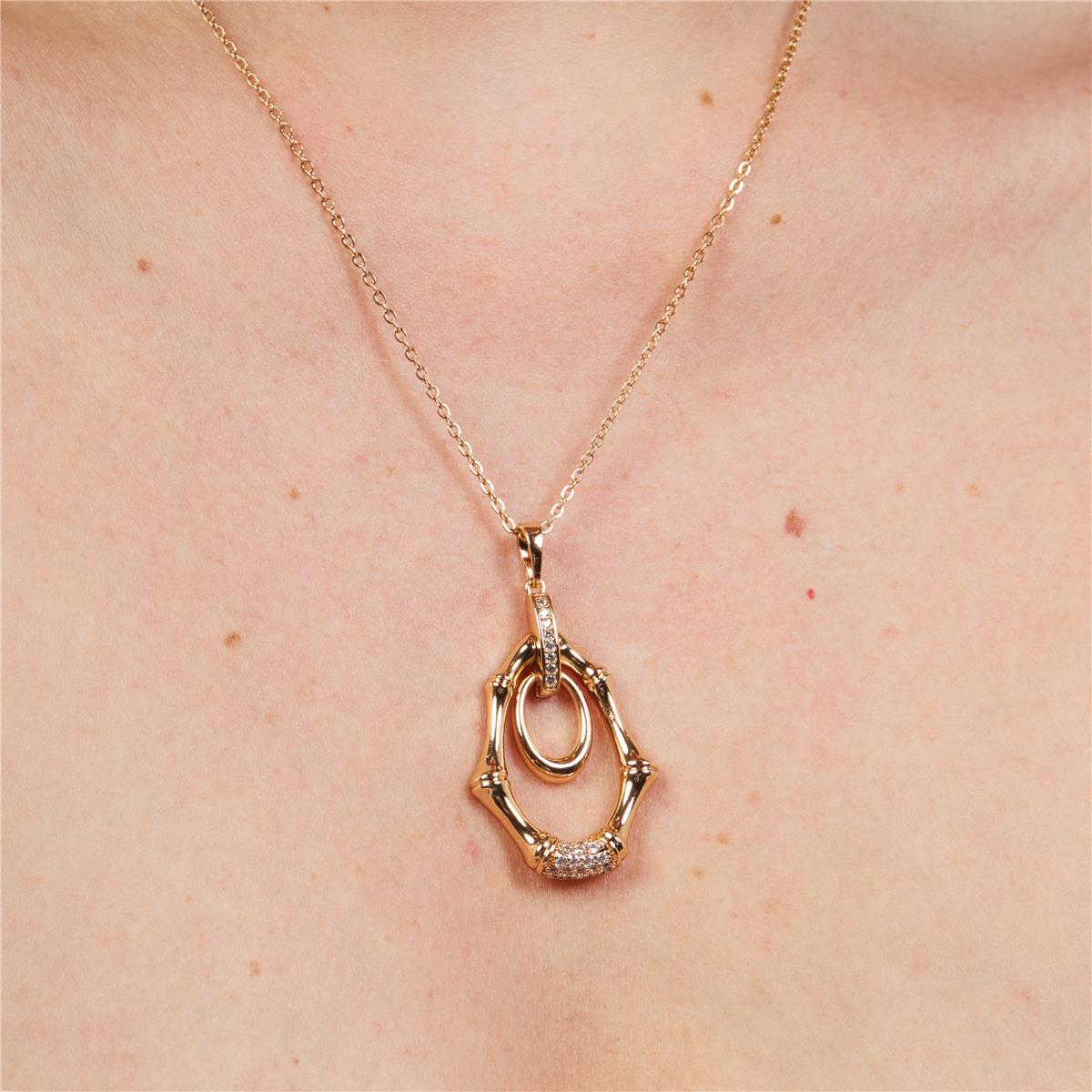 Colar Kormer acabamento em ouro rosa 18k - Kormer