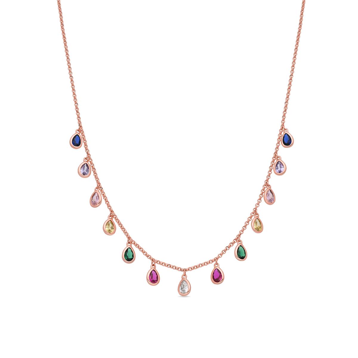 Collar Lo acabado oro rosa 18k - Lo