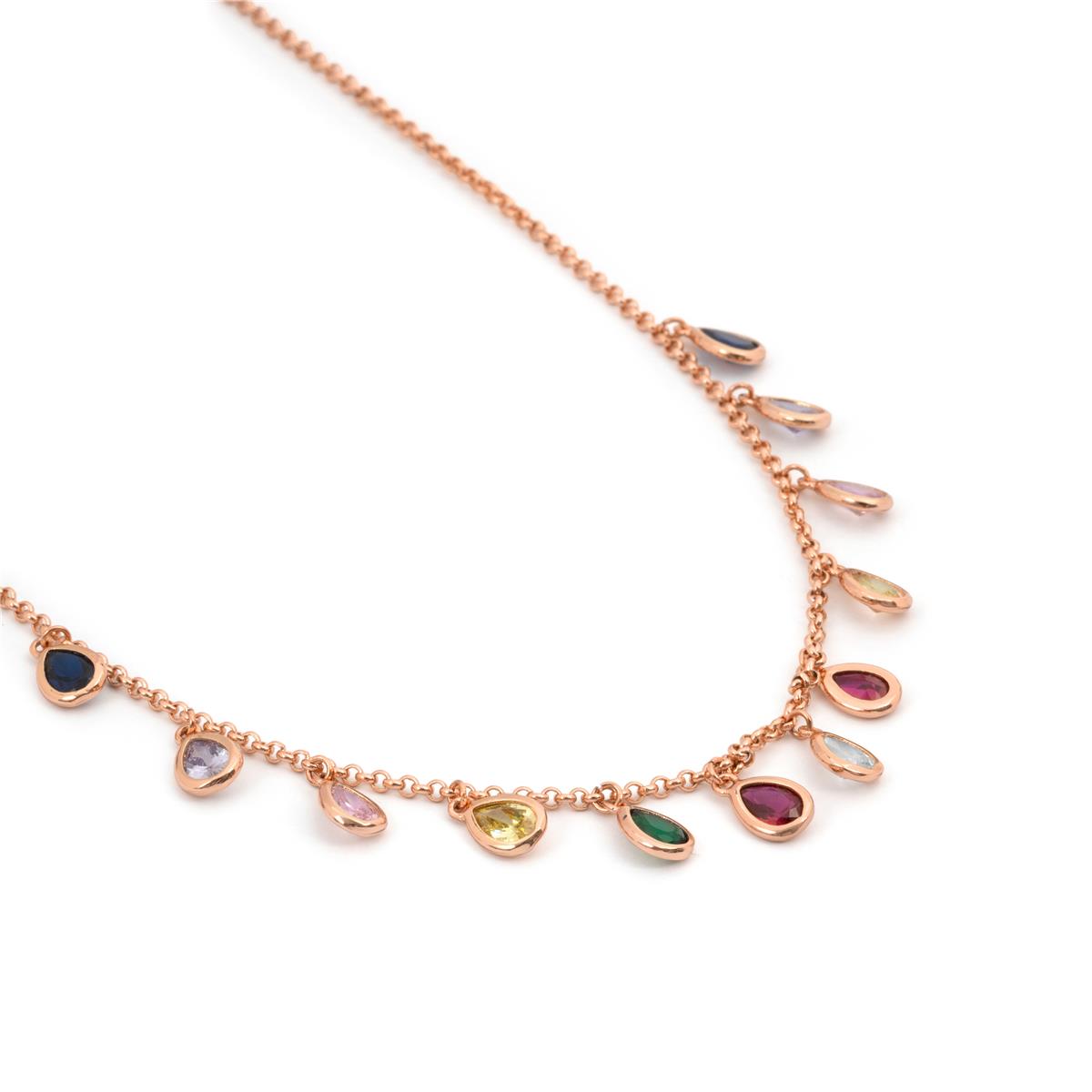 Collar Lo acabado oro rosa 18k - Lo