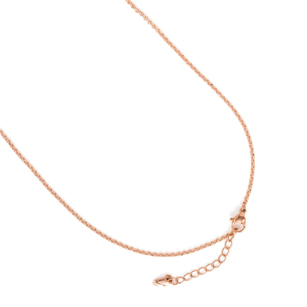 Collar Lo acabado oro rosa 18k - Lo