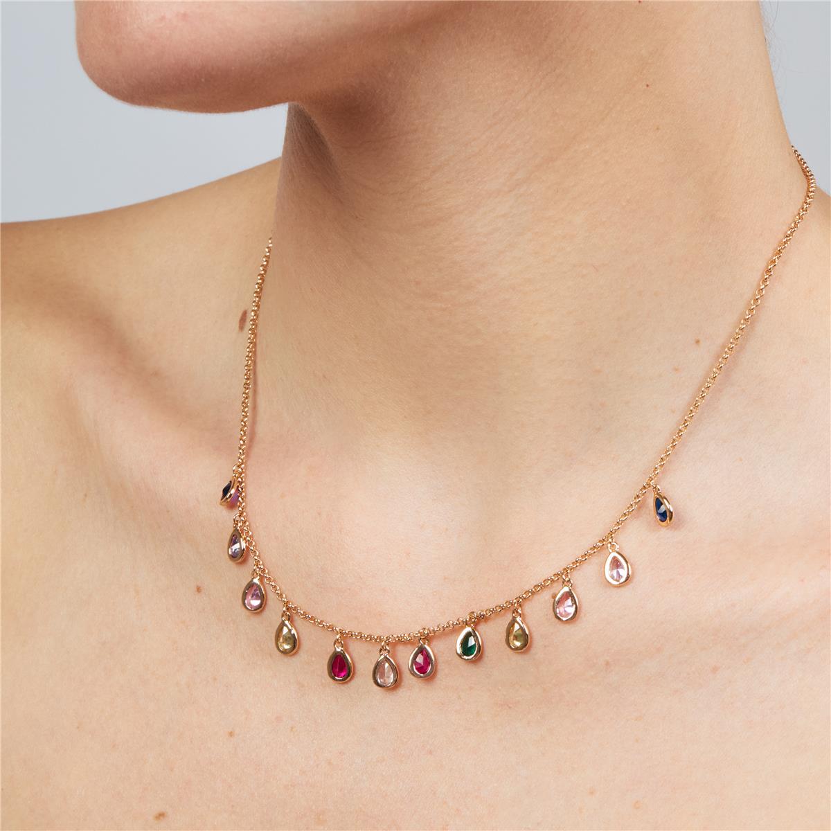Collar Lo acabado oro rosa 18k - Lo