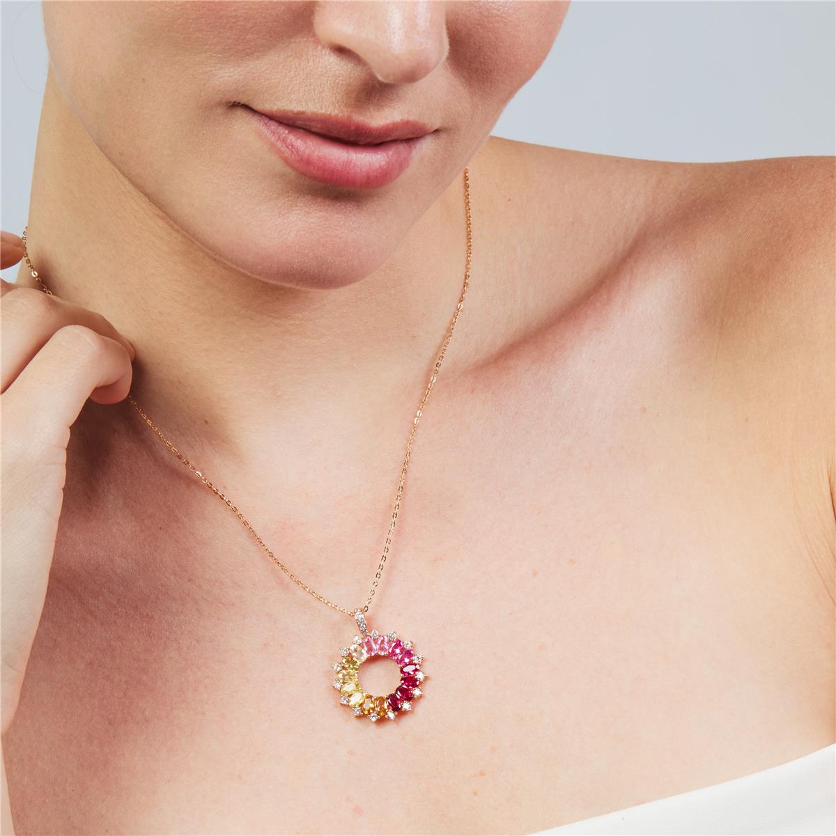 Collar Vehask acabado oro rosa 18k - Vehask
