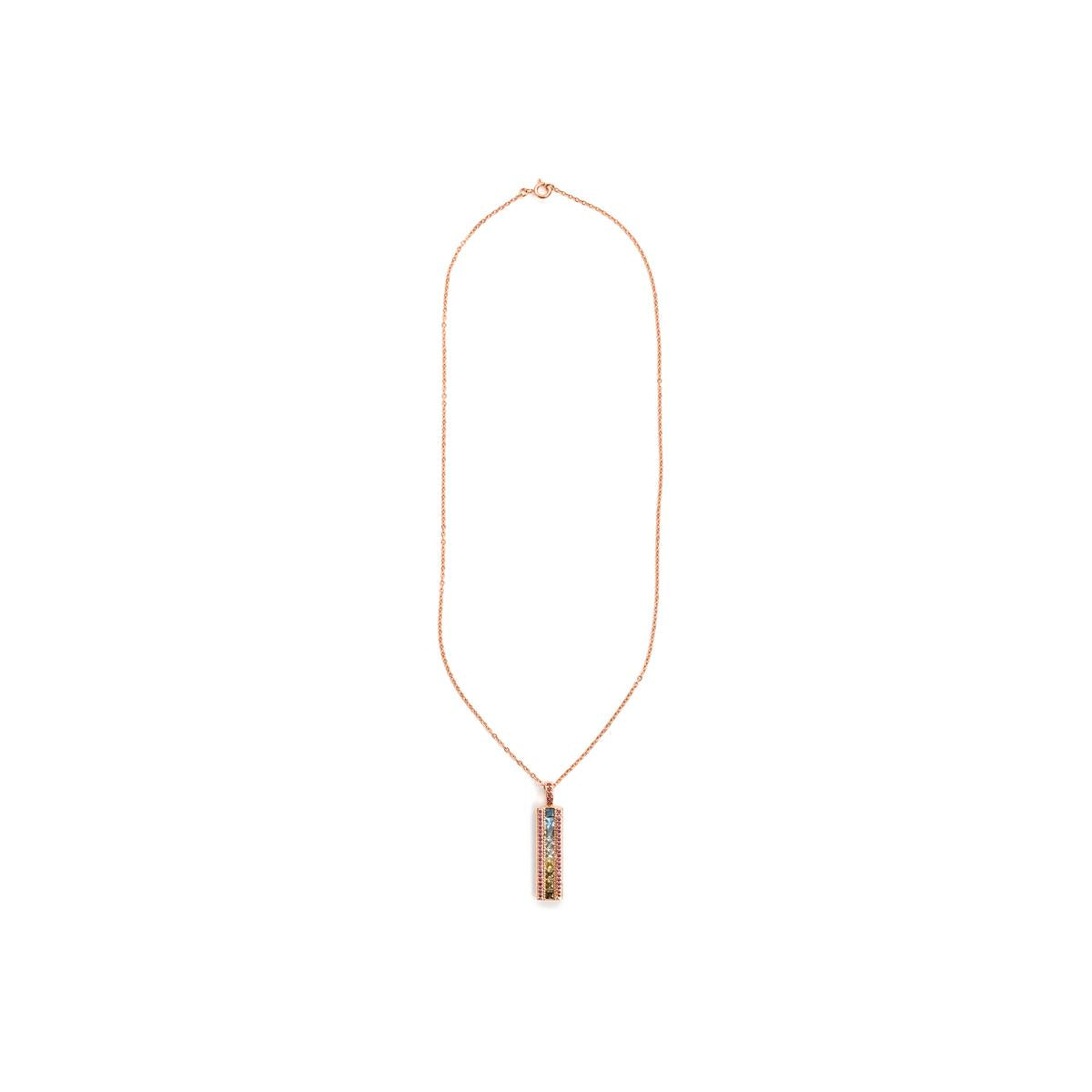 Collar Bu acabado oro rosa 18k - Bu