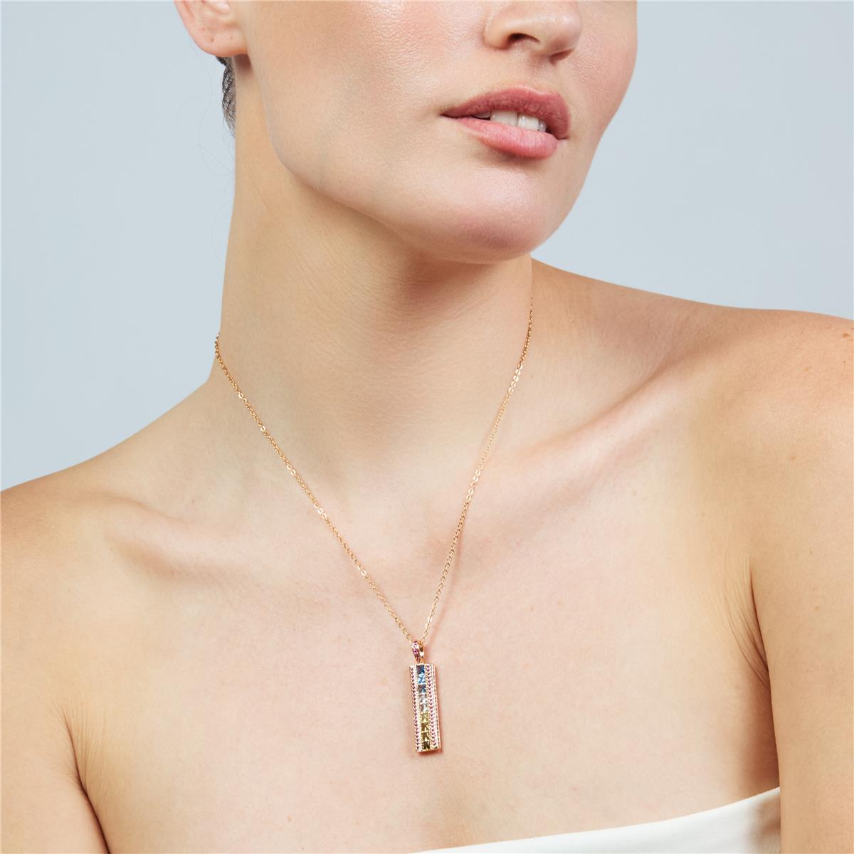 Collar Bu acabado oro rosa 18k - Bu