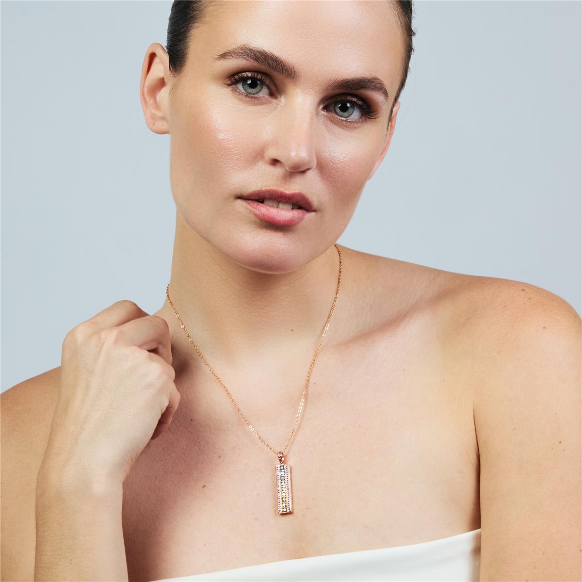 Colar Bu acabamento em ouro rosa 18k - Bu