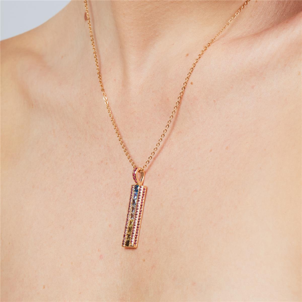 Collar Bu acabado oro rosa 18k - Bu