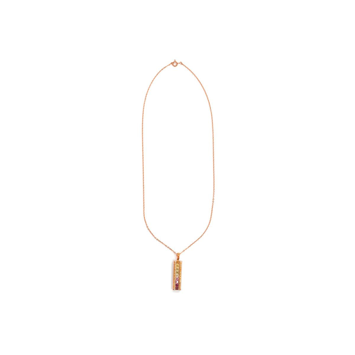 Collar Bu acabado oro rosa 18k - Bu