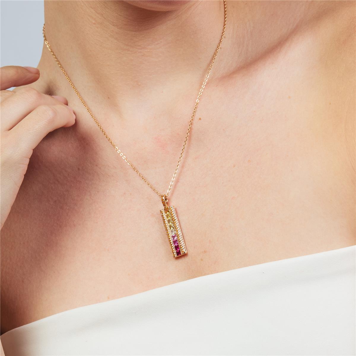 Collar Bu acabado oro rosa 18k - Bu