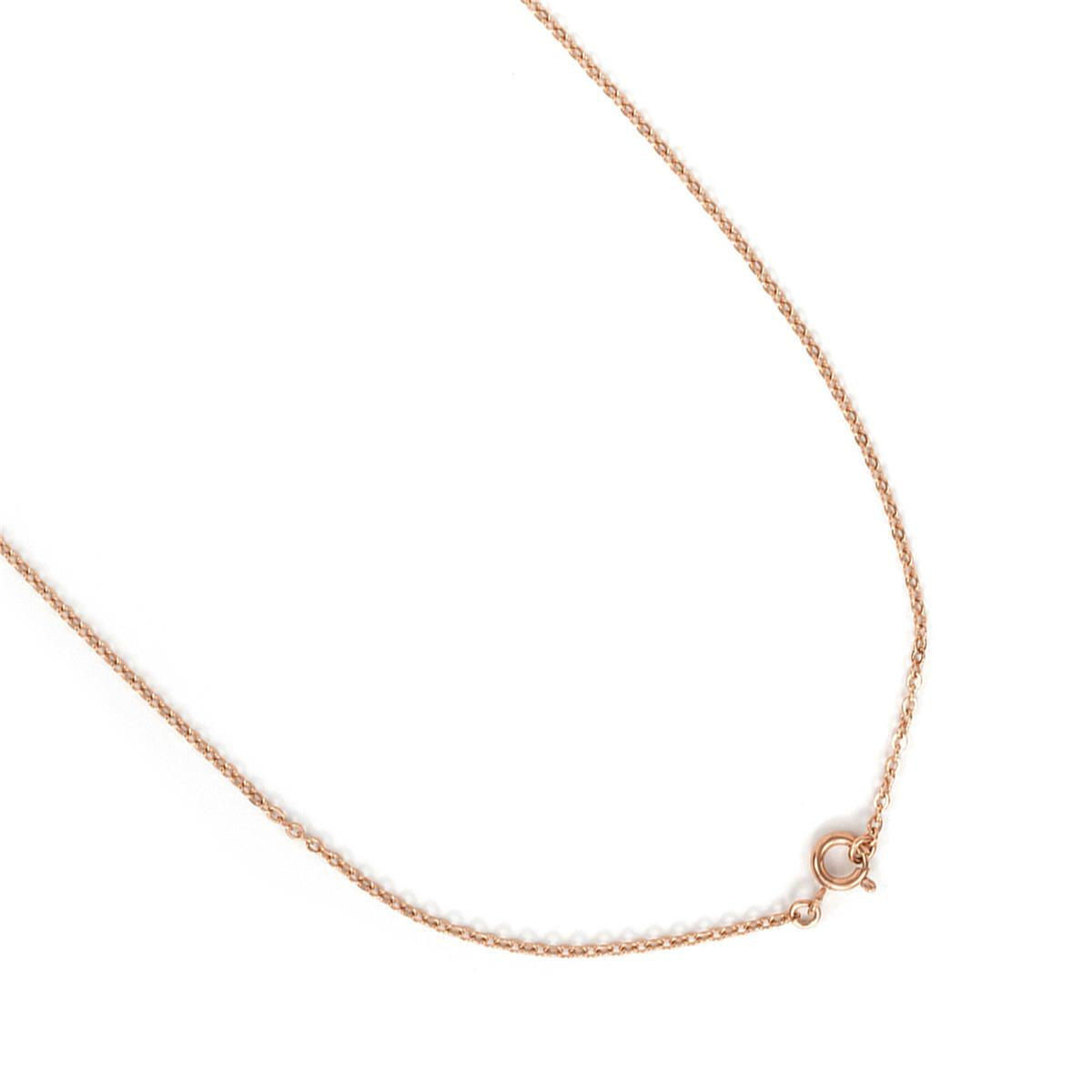 Collana in lega metallica e zirconi multicolore con finitura in oro rosa 18k - Casil