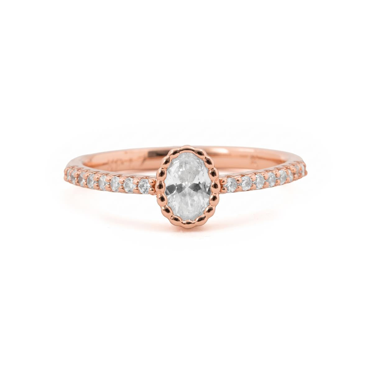 Anillo Zugje acabado oro rosa 18k - Zugje