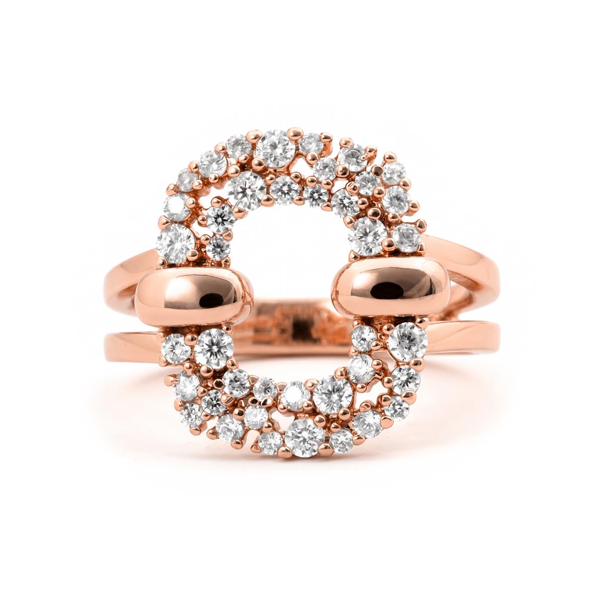 Anillo Polzal acabado oro rosa 18k - Polzal