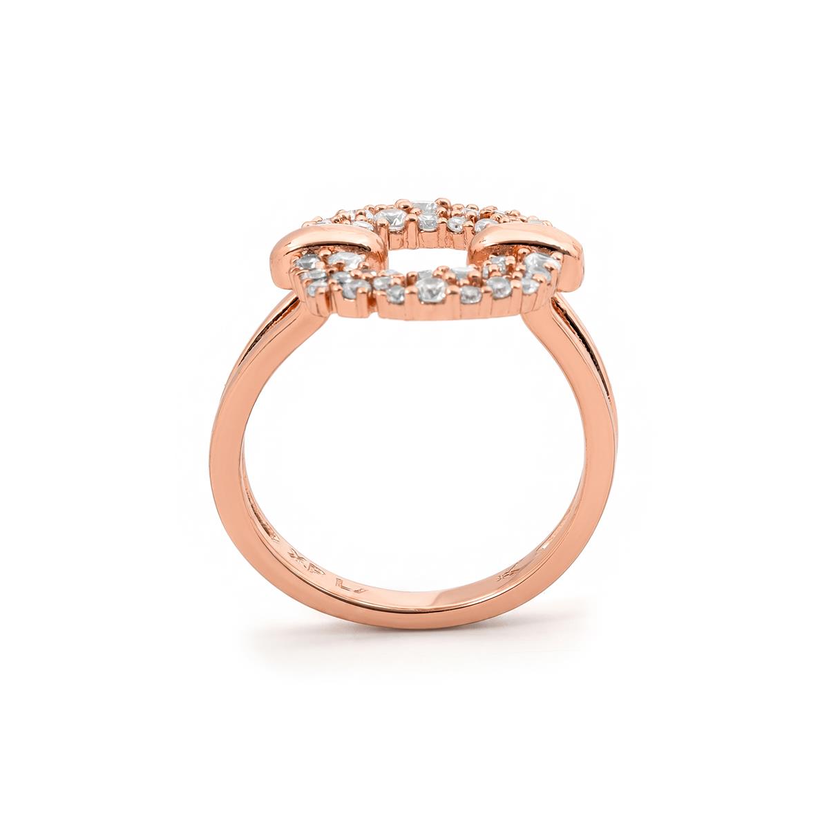 Anillo Polzal acabado oro rosa 18k - Polzal