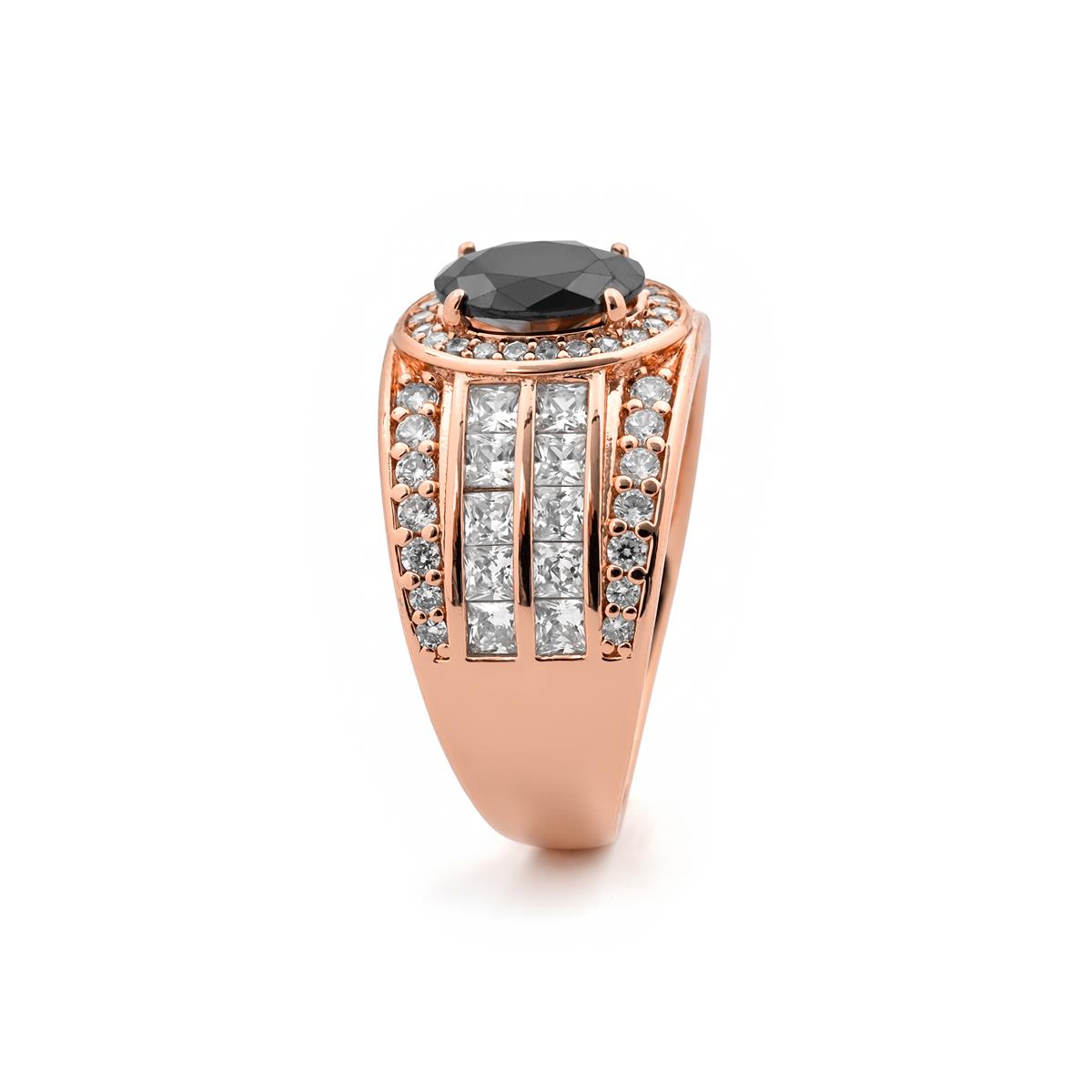 Bague Riadna finition or rose 18k - Riadna NOIR