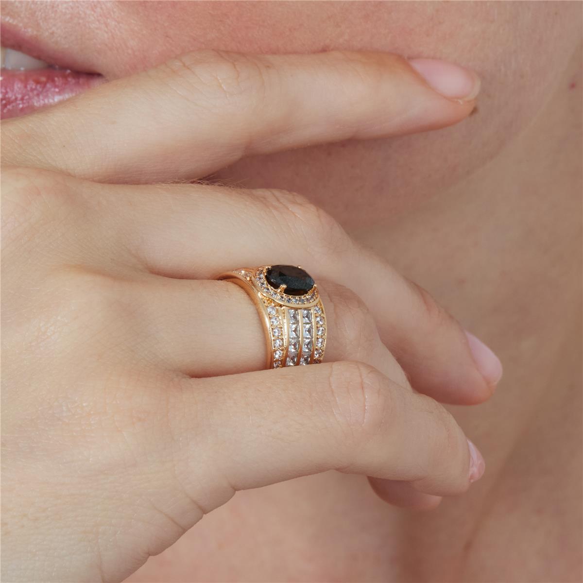 Bague Riadna finition or rose 18k - Riadna NOIR