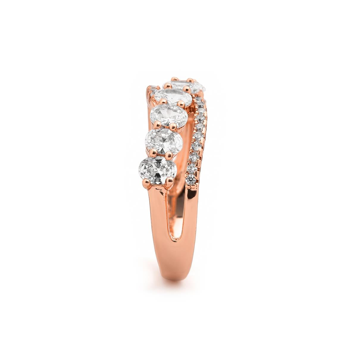 Anillo Erling acabado oro rosa 18k - Erling