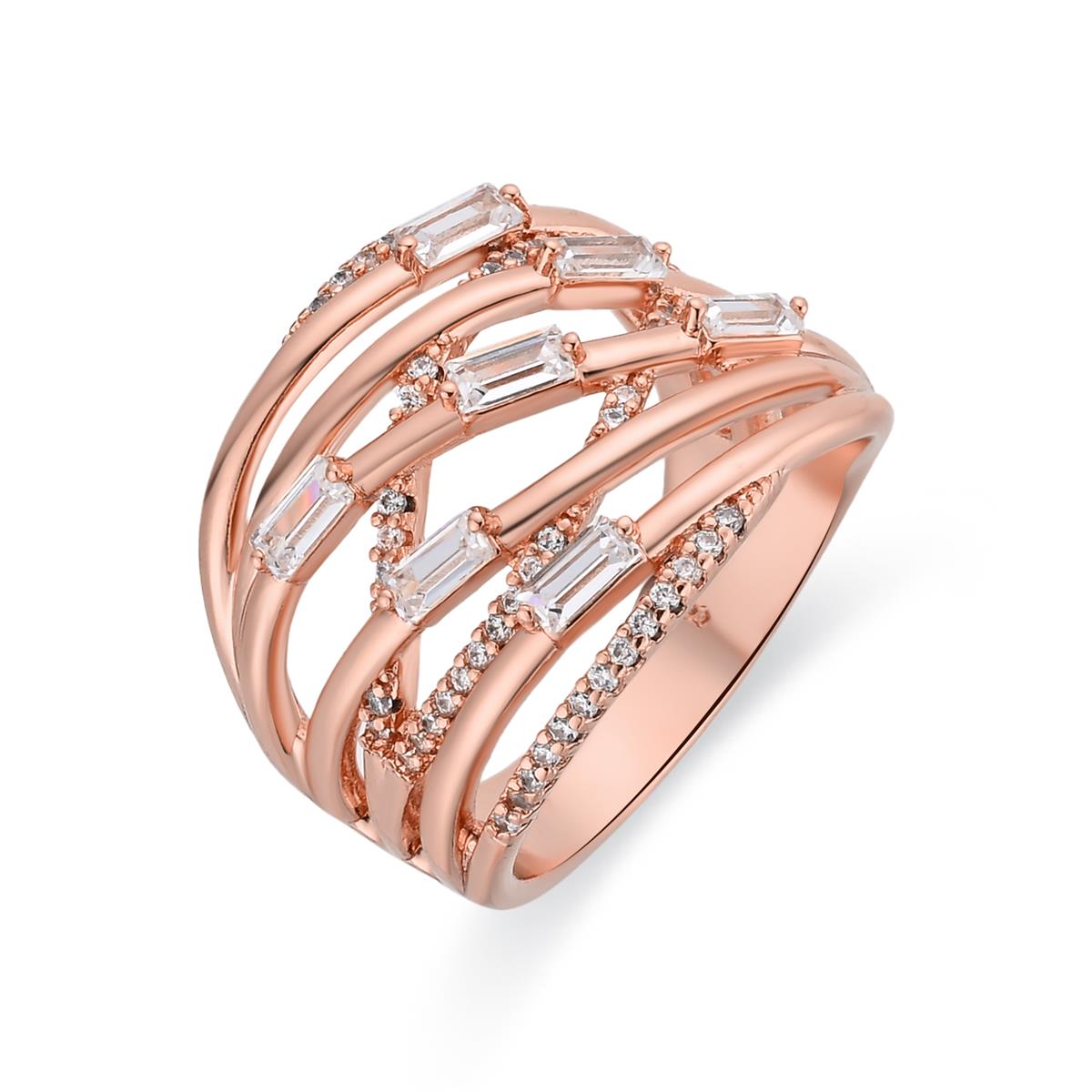 Tulzex Ring mit 18k Roségold-Finish - Tulzex