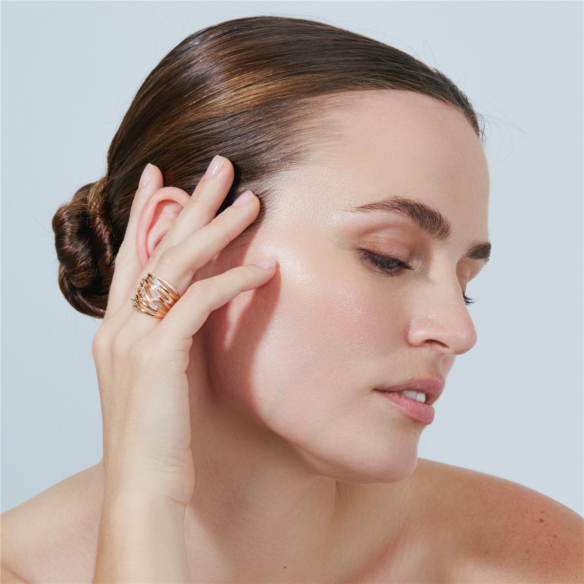 Tulzex Ring mit 18k Roségold-Finish - Tulzex
