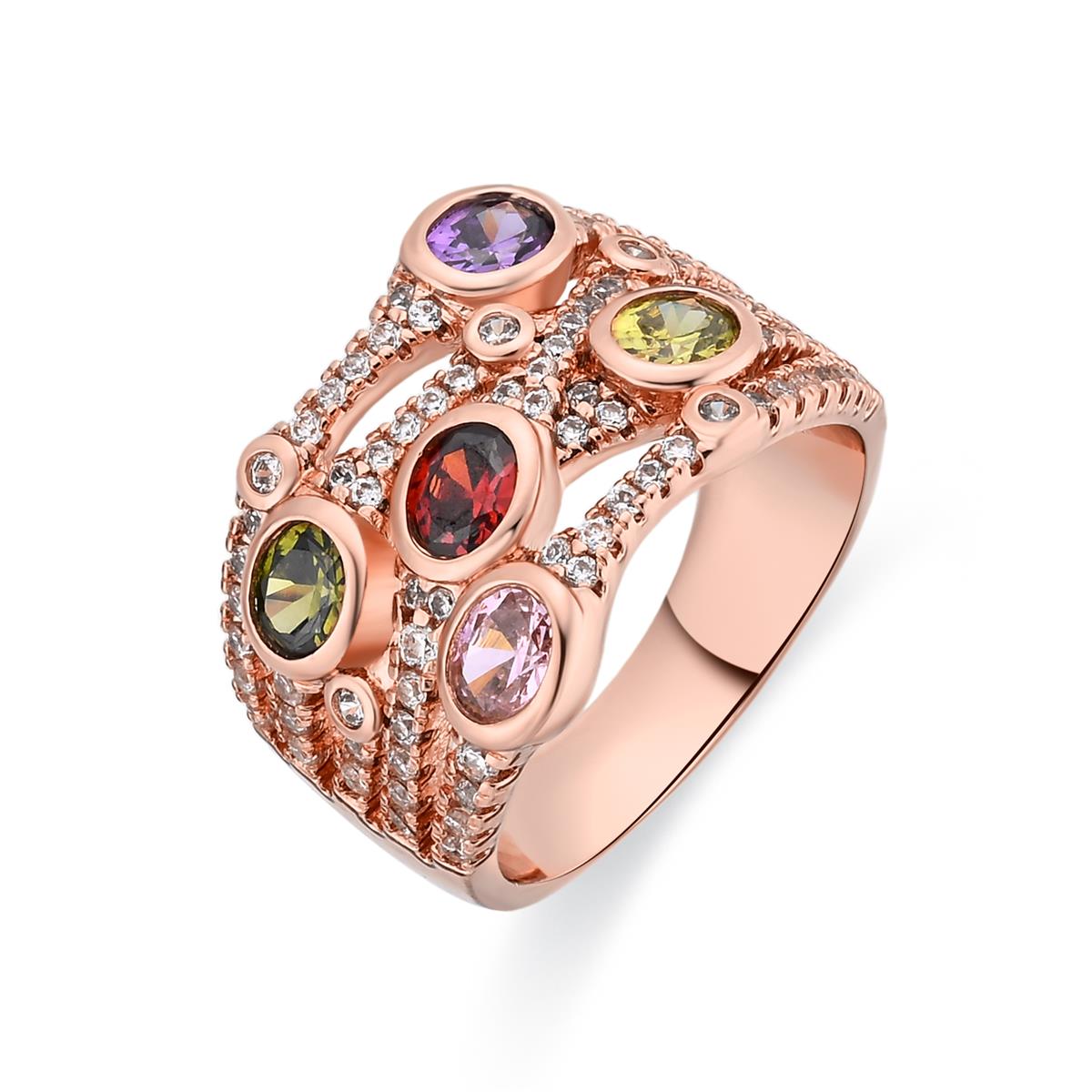 Anillo Doncu acabado oro rosa 18k - Doncu
