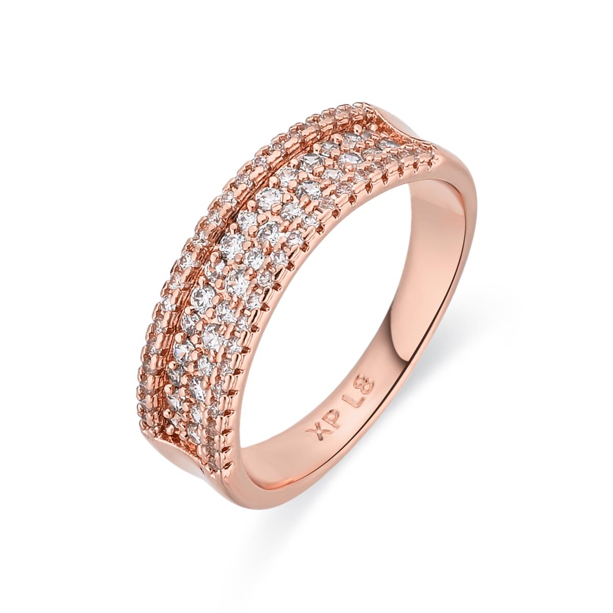 Anillo Rudros acabado oro rosa 18k - Rudros