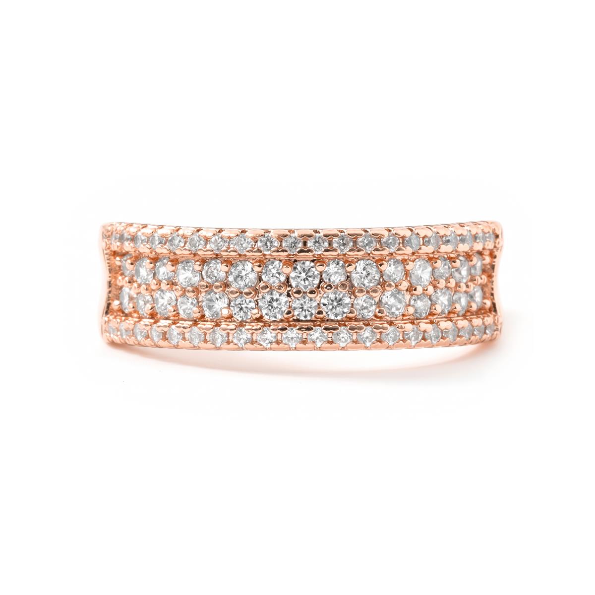Anillo Rudros acabado oro rosa 18k - Rudros