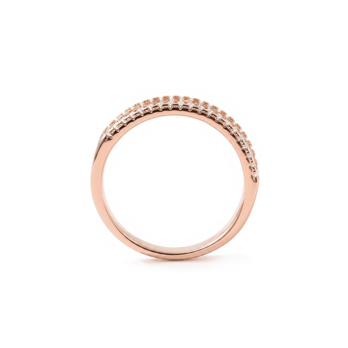 Anillo Rudros acabado oro rosa 18k - Rudros