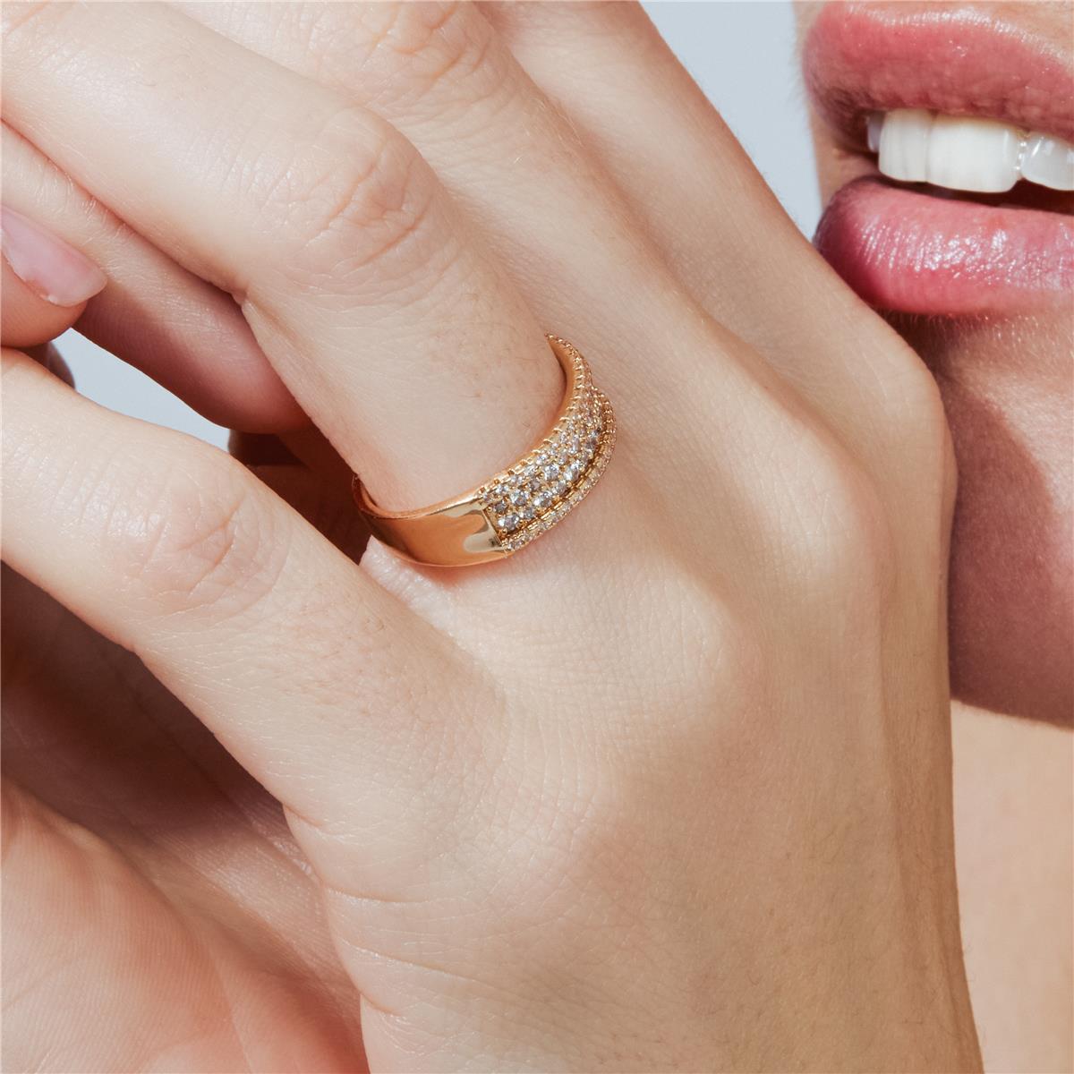 Anillo Rudros acabado oro rosa 18k - Rudros