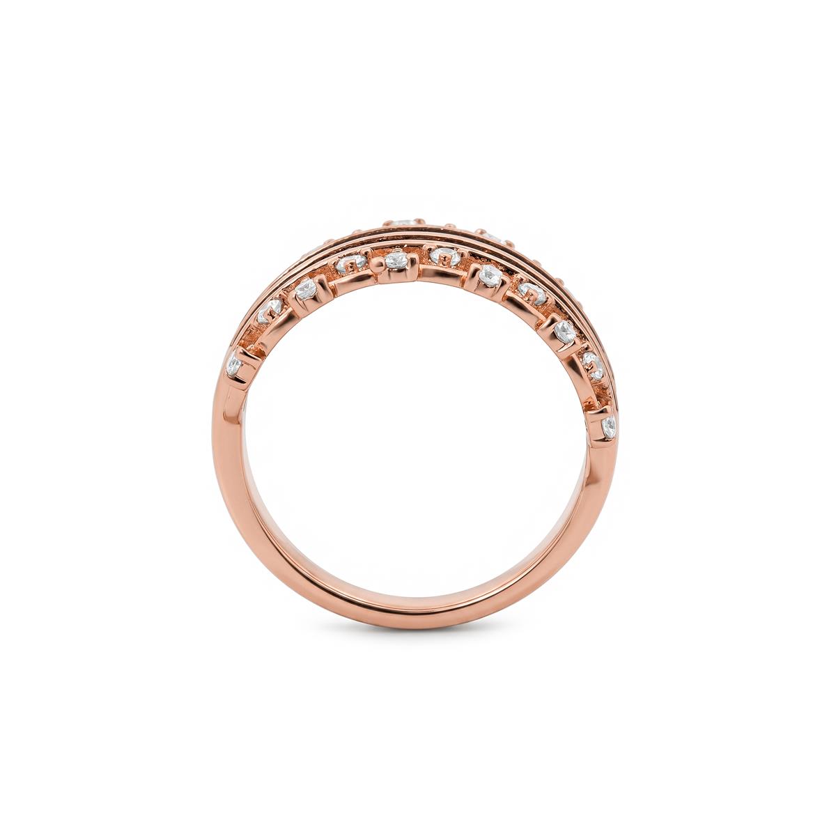 Phiak Ring mit 18k Roségold-Finish - Phiak