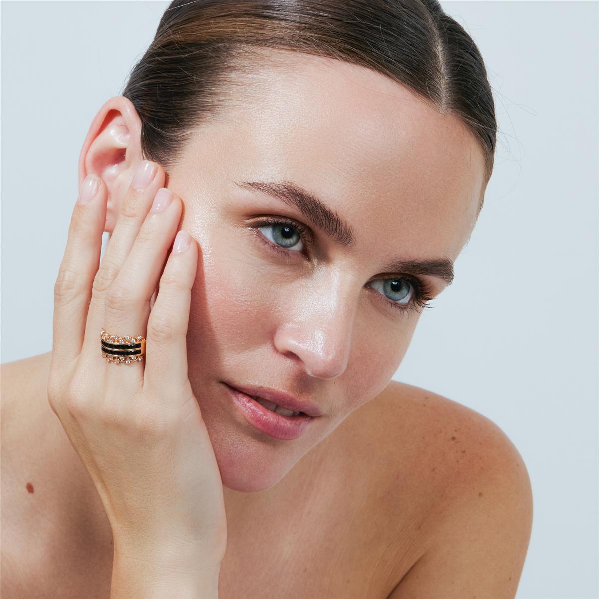 Phiak Ring mit 18k Roségold-Finish - Phiak